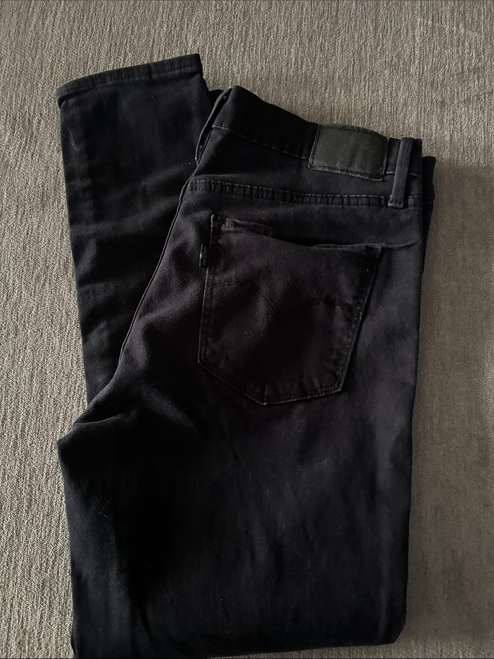 Levi's Black Slim Fit Men's Jeans